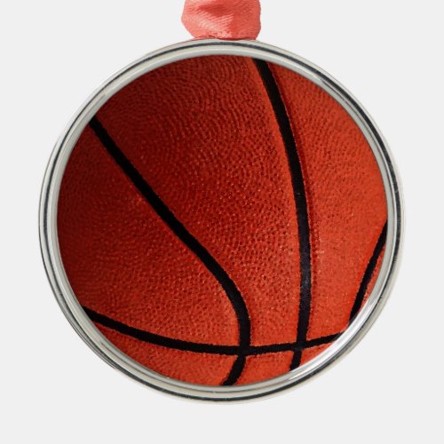 Basketball Metal Ornament