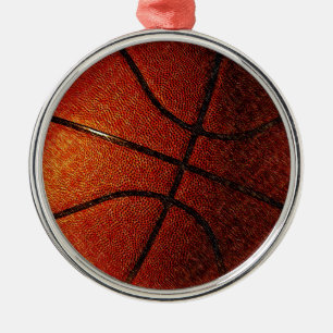 Basketball Metal Ornament