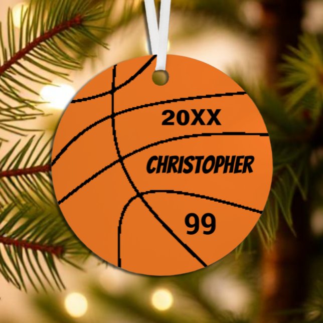 Basketball Metal Ornament (Creator Uploaded)