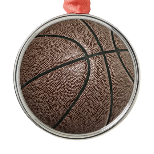 Basketball Metal Ornament