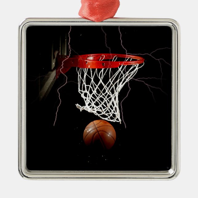 Basketball Metal Ornament (Front)