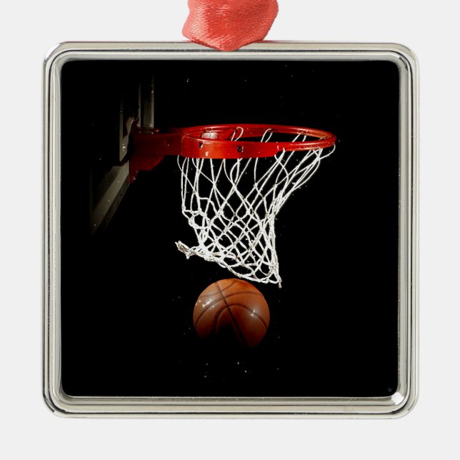 Basketball Metal Ornament (Front)
