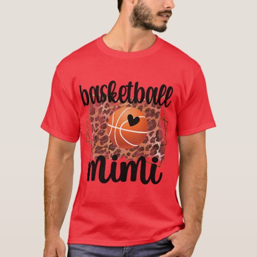 Basketball Mimi Grandma Mimi Of A Basketball Playe T_Shirt