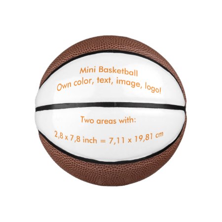Basketball Mini Uni White ~ Own Color