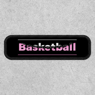 Basketball Minimalist Geometric Arch  Patch