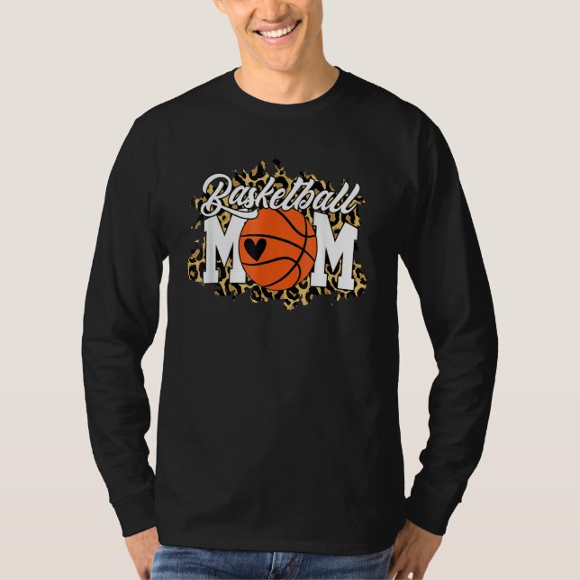 Basketball Mom Basketball Game Day Vibes Mothers D T-Shirt (Front)