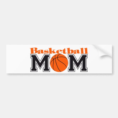 Basketball Mom Bumper Sticker