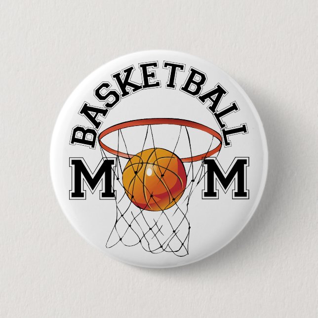 Basketball Mom Button (Front)