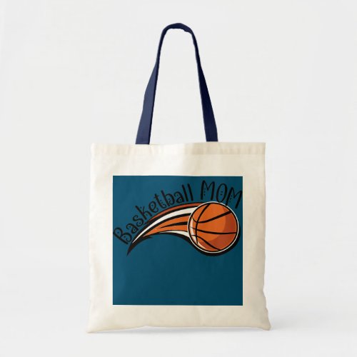 Basketball Mom Cheer High School College Apparel  Tote Bag