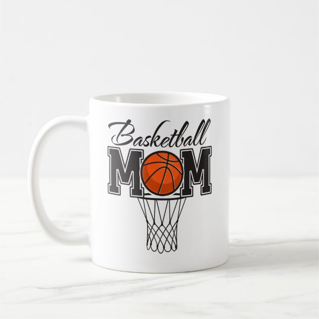 Basketball Mom Coffee Mug (Left)