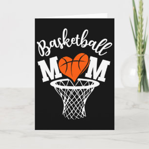 Basketball Mom Cute Novelty Distressed Women Mothe Card