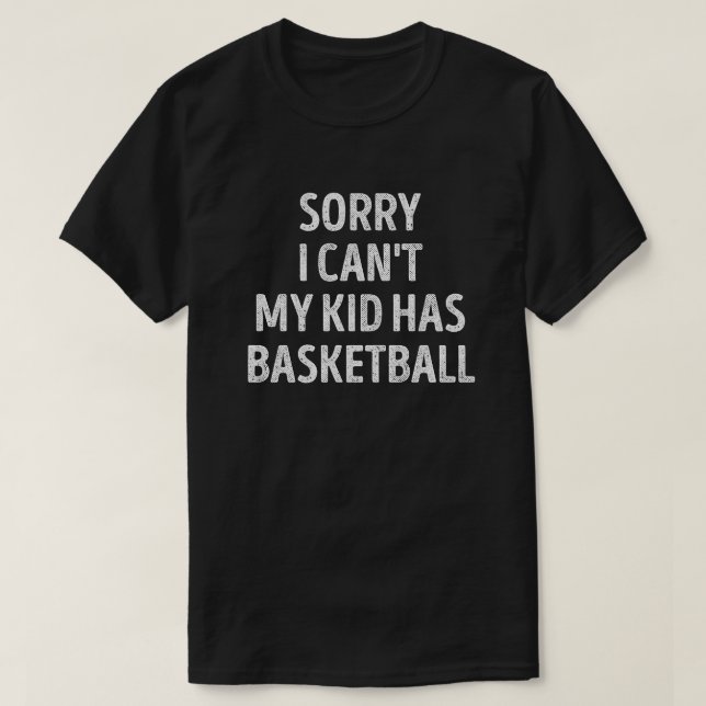 Basketball Mom Dad Funny Basketball Parent T-Shirt (Design Front)