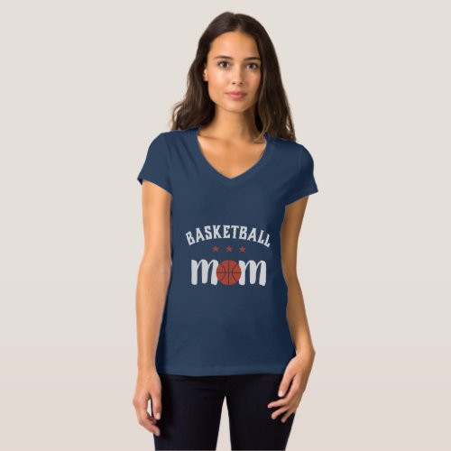 Basketball Mom for Proud Mother of Sports Player T_Shirt