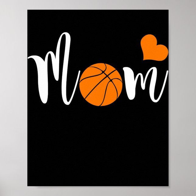 Basketball Mom for Women Love You Mom  Poster (Front)