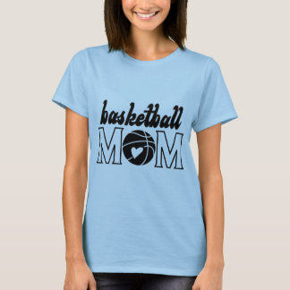Basketball Mom - Heart Ball T-Shirt