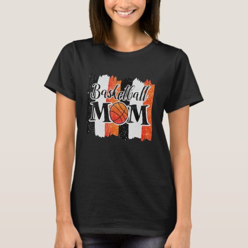 Basketball Mom Leopard  For Mothers Day Momlife 1 T_Shirt