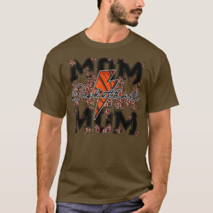 Basketball Mom leopard lightning bolt basketball g T-Shirt