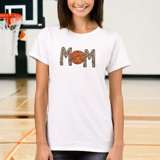 Basketball Mom Leopard Shirt Cute Custom (Creator Uploaded)