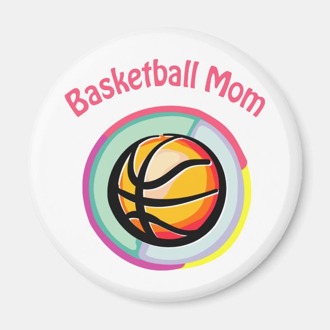 Basketball Mom Magnets (Front)