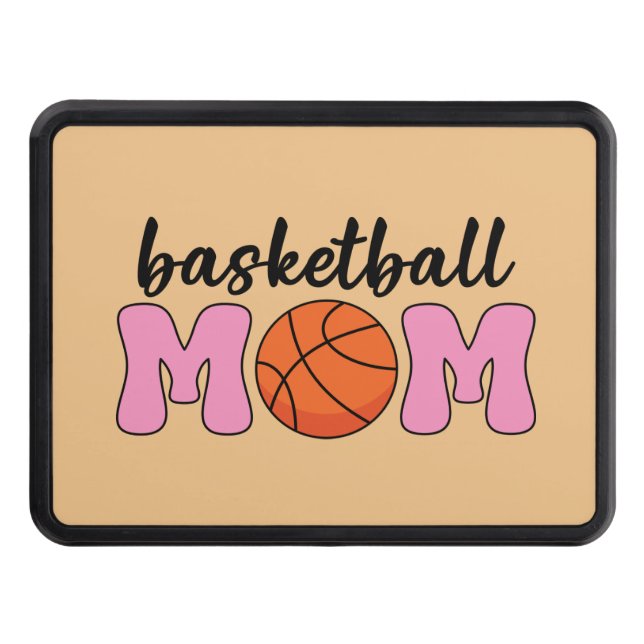 Basketball Mom Mothers Day Hitch Cover (Front)