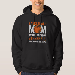Basketball Mom Mothers Day Motherhood Best Mom Eve Hoodie
