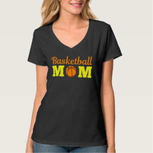 Basketball Mom Novelty Sports Apparel T-Shirt