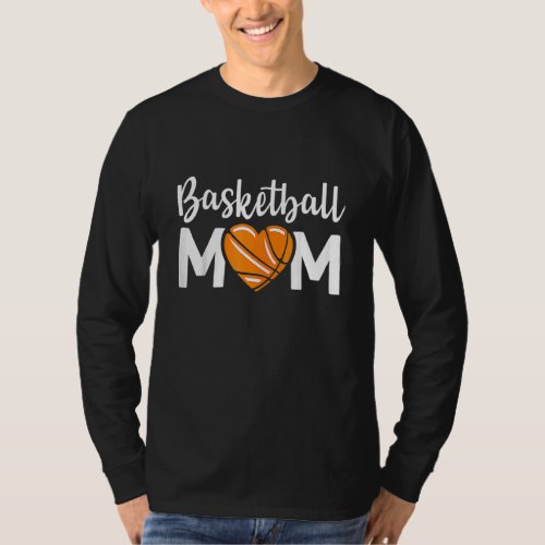 Basketball Mom Player Hoop Junkie Mothers Day Mam T_Shirt