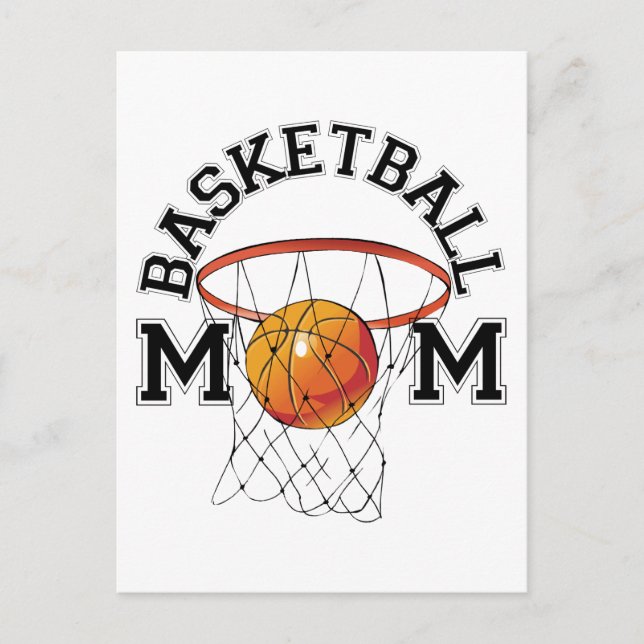 Basketball Mom Postcard (Front)