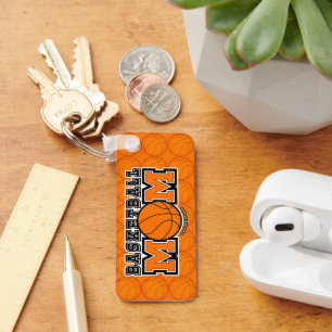 Basketball Mom Screwball Graphics Keychain