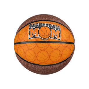 Basketball Mom Screwball Graphics Mini Basketball