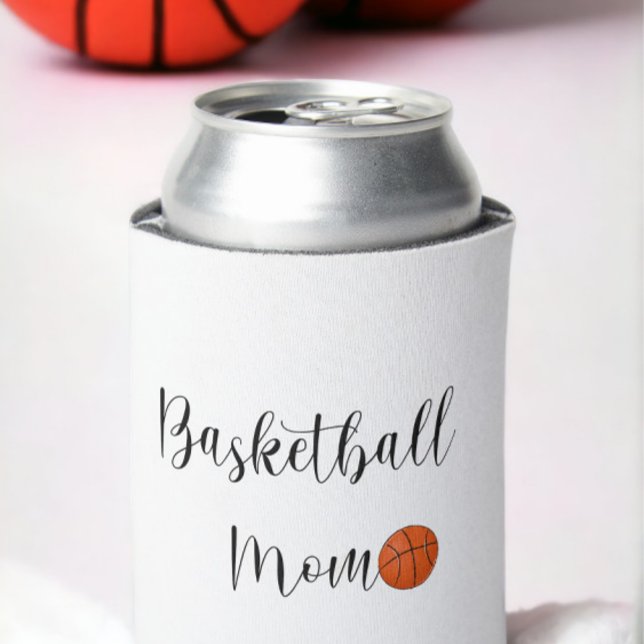 Basketball Mom Script Shirt Cute Can Cooler (Creator Uploaded)
