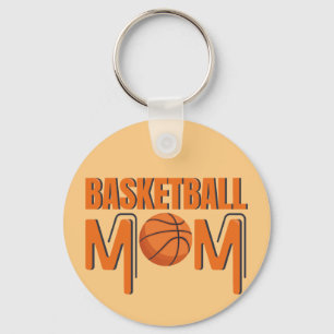 Basketball Mom Sports Fan Team Player Keychain
