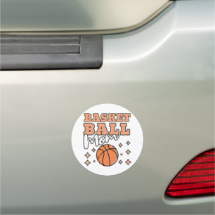 Basketball Mom-Sports-Funny Car Magnet