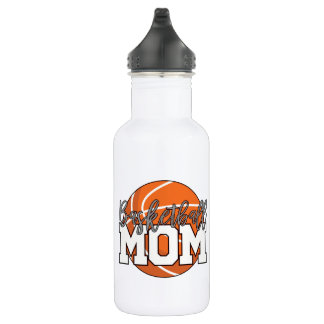 Basketball Mom Stainless Steel Water Bottle