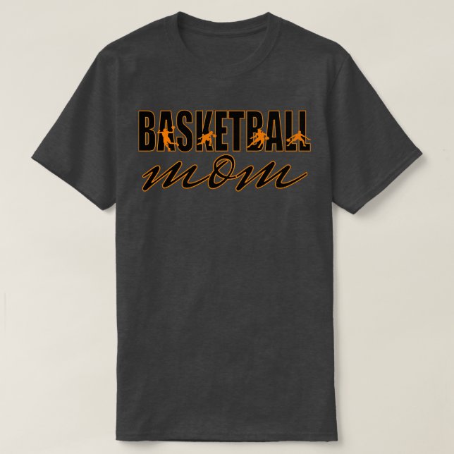Basketball  Mom  T-Shirt (Design Front)