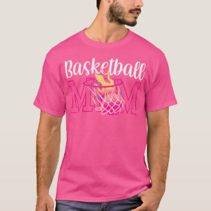 Basketball Mom Team Player Match Coach Mother Momm T-Shirt