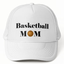 basketball mom trucker hat