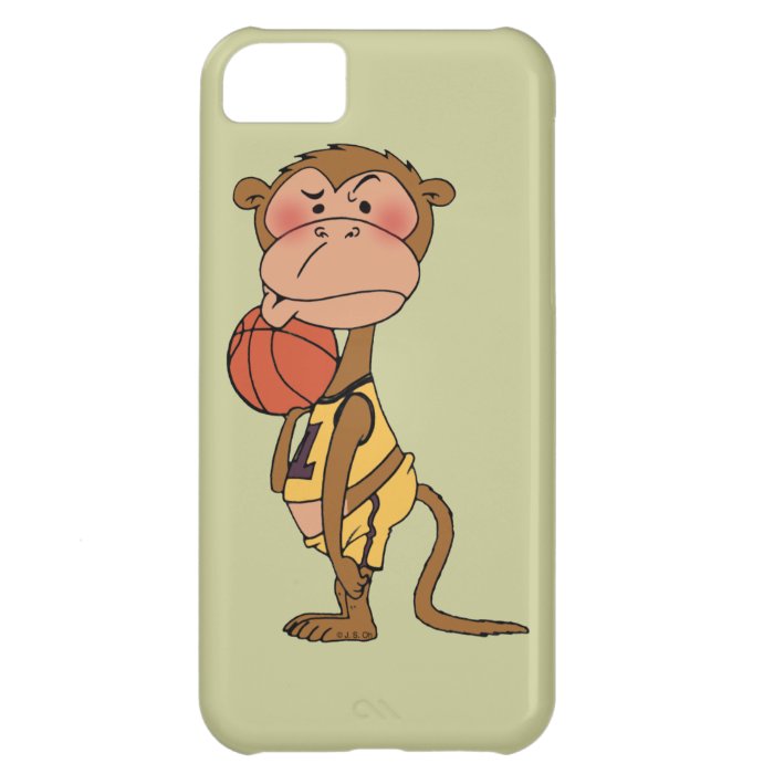 Basketball monkey iPhone 5C case