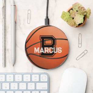Basketball Monogram Wireless Charger