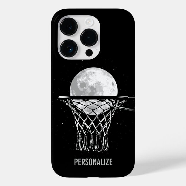Basketball Moon Case-Mate iPhone Case (Back)