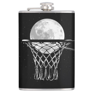 Basketball Moon Flask
