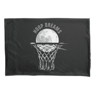 Basketball Moon Pillow Case