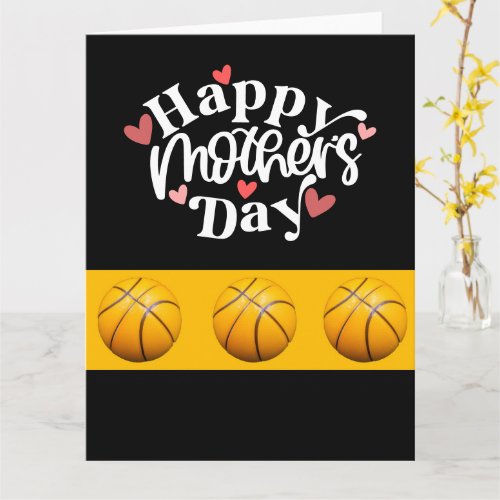 Basketball Mothers Day card