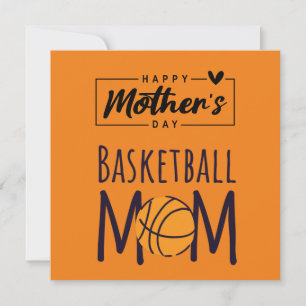 Basketball Mother's Day to mom Card
