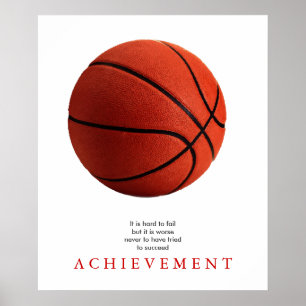 Basketball Motivational Unique Poster Print