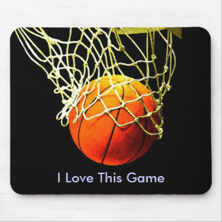 Basketball Mouse Pad - I Love This Game