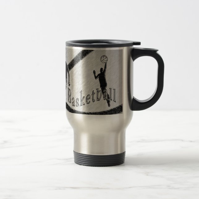 Basketball Mug Stainless Steel Coffee Mugs (Right)