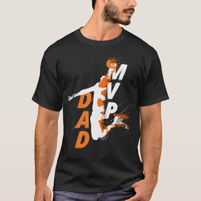 Basketball MVP Dad T-Shirt (Front)