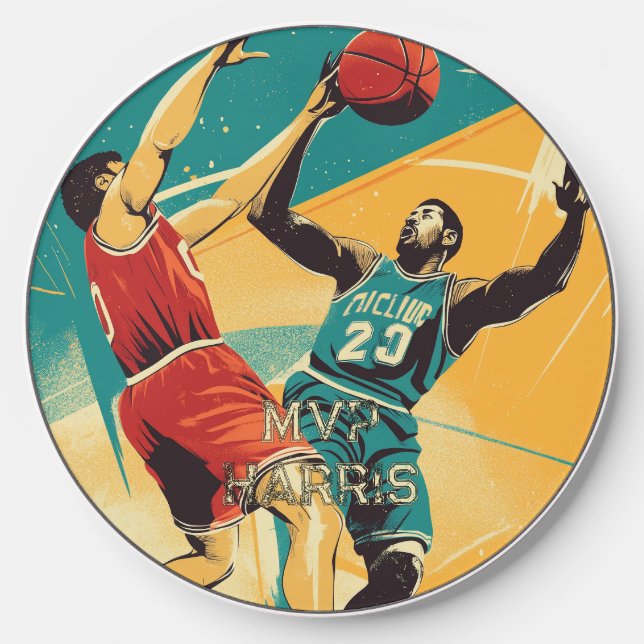 Basketball MVP Rebound Wireless Charger (Front)