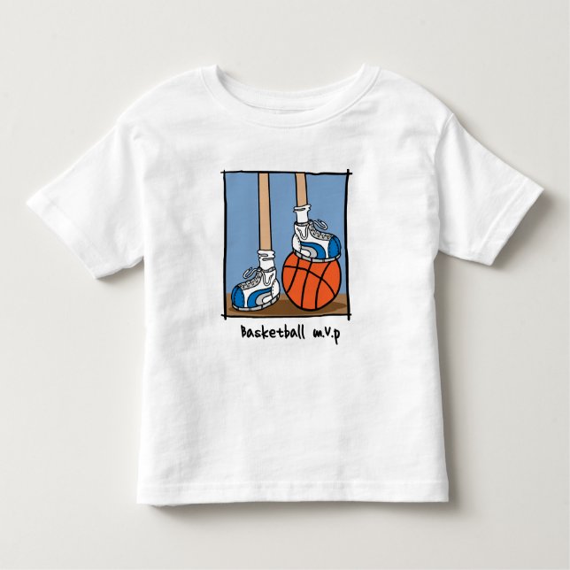 basketball mvp toddler t-shirt (Front)